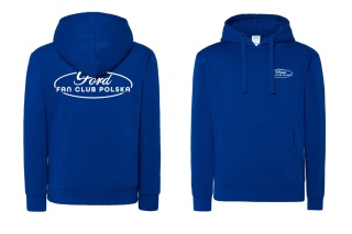 Bluza damska z kapturem ‘Ford Fan Club Polska’ – niebieska