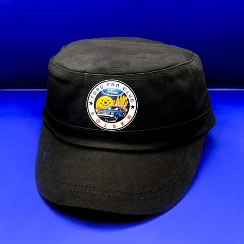 Czapka Latino z daszkiem ‘Ford Fan Club Polska’ – czarna