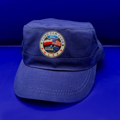Czapka Latino z daszkiem ‘Ford Fan Club Polska’ – niebieska