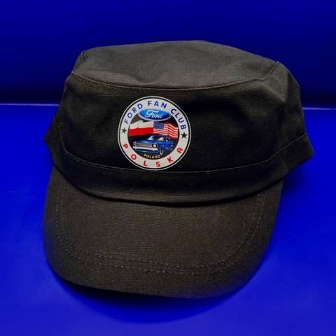 Czapka Latino z daszkiem ‘Ford Fan Club Polska’ – czarna