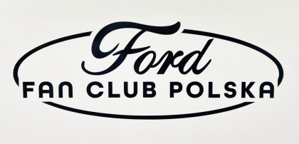 Naklejka klubowa owalna 18cm czarna