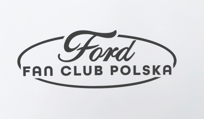 Naklejka klubowa owalna 18cm szara