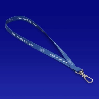 Smycz ‘Ford Fan Club Polska’ – niebieska | standardowa smycz długa