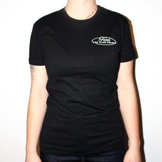 T-shirt damski ‘Ford Fan Club Polska’ – czarny