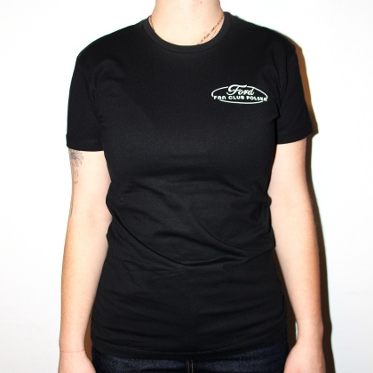 T-shirt damski ‘Ford Fan Club Polska’ – czarny