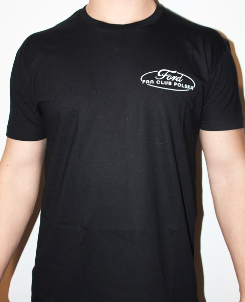 T-shirt męski ‘Ford Fan Club Polska’ – czarny