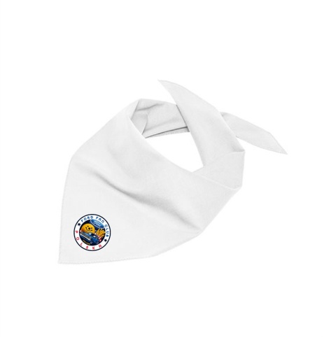 bandana biała - wersja koło 2