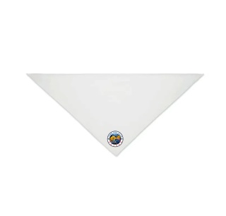 bandana biała - wersja koło 2