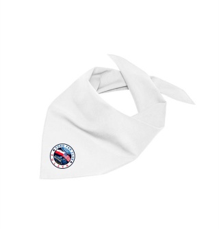 bandana biała - wersja koło