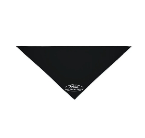 bandana czarna - logo