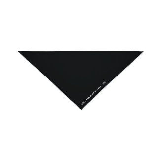 bandana czarna - napis