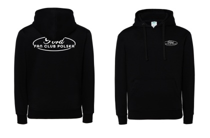 bluza damska z kapturem ‘Ford Fan Club Polska’ – czarna