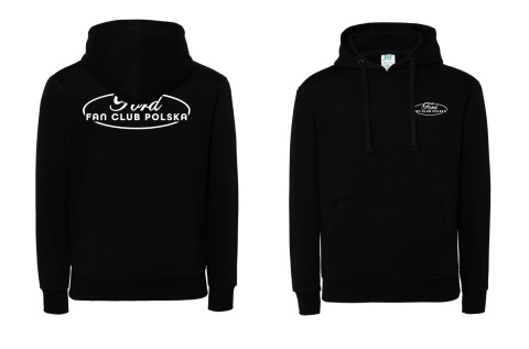 bluza damska z kapturem ‘Ford Fan Club Polska’ – czarna