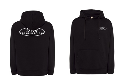 bluza męska z kapturem ‘Ford Fan Club Polska’ – czarna